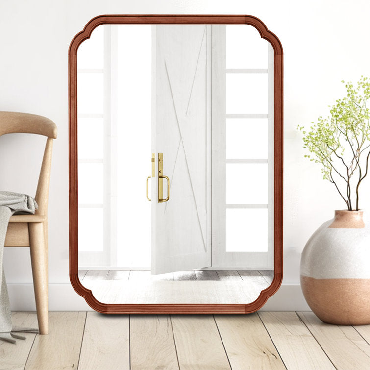 Alinier Wood Accent Wall Mirror