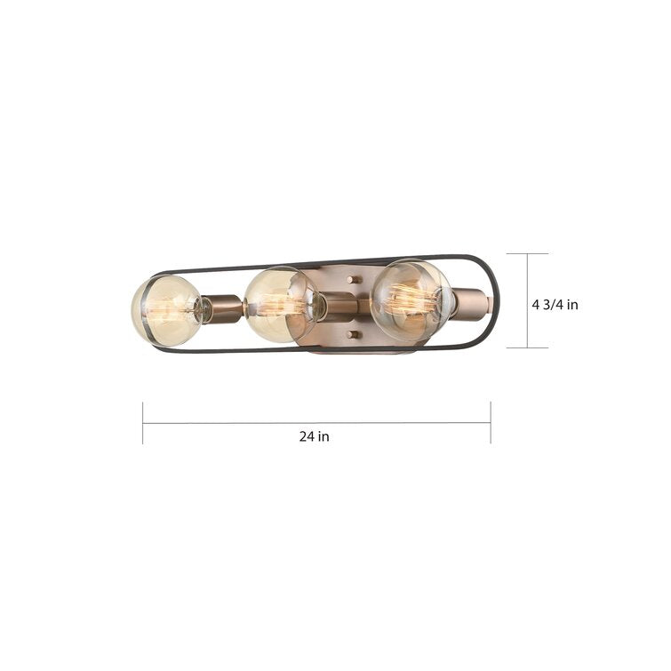 Brielle 3 - Light Dimmable Vanity Light