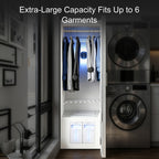 67.3 in. Garment Care Cabinet in White with Fabric Refresh and 6-Garment Capacity