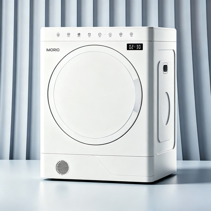 2 cu. ft. Ventless Heat Pump Electric Dryer in White with Inverter Motor, Sensor Dry & and Sanitize Cycle