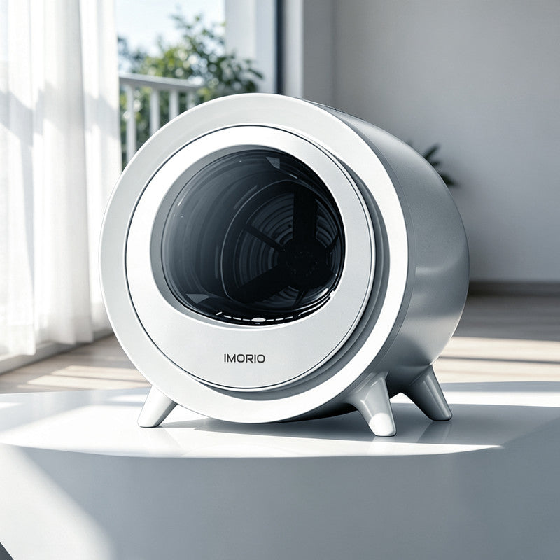 1.5 cu. ft. Portable Ventless Heat Pump Dryer in White with Quiet Operation and Sanitize Cycle