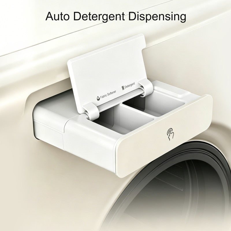 1.5 cu. ft. Washer / 0.8 cu. ft. Compact Washer Dryer Combo for Baby, Underwear& Delicate Laundry in White with Gentle Fabric Care