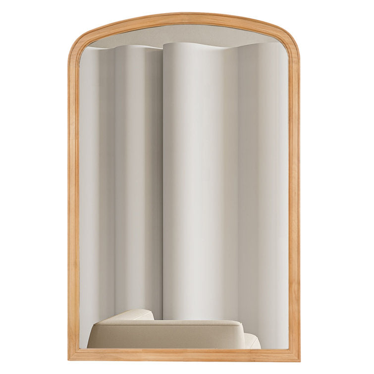 Lucina Wood Arched Wall Mirror
