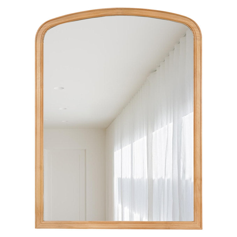 Lucina Wood Arched Wall Mirror