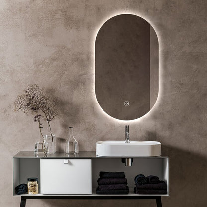 Lutjens Oval LED Wall Mirror