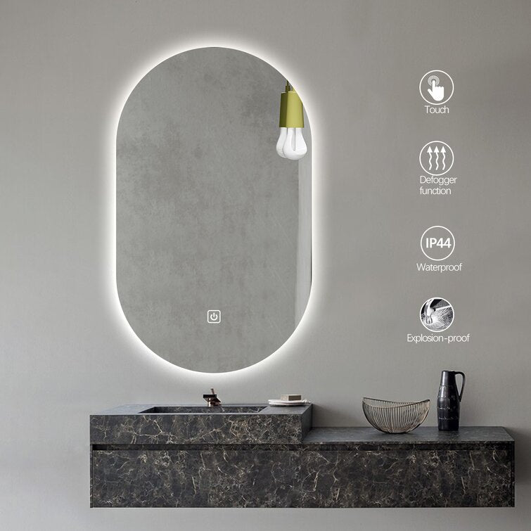 Lutjens Oval LED Wall Mirror