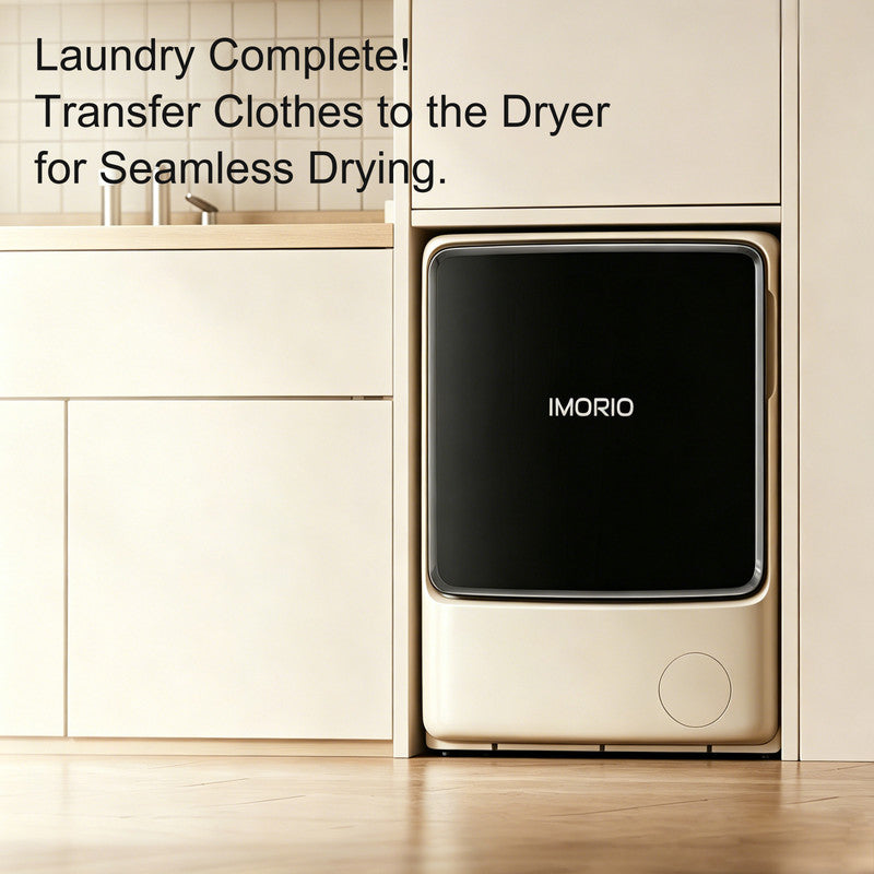 3 cu. ft. Smart Front Load Washer in White with Slim Design and Inverter Motor